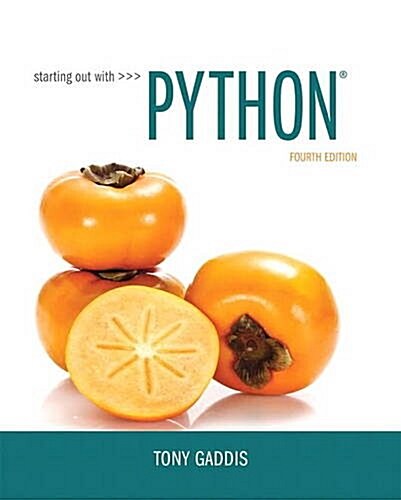 Starting Out with Python (Paperback, 4)