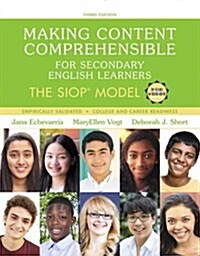 Making Content Comprehensible for Secondary English Learners: The Siop Model (Paperback, 3)