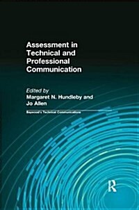 Assessment in Technical and Professional Communication (Paperback)