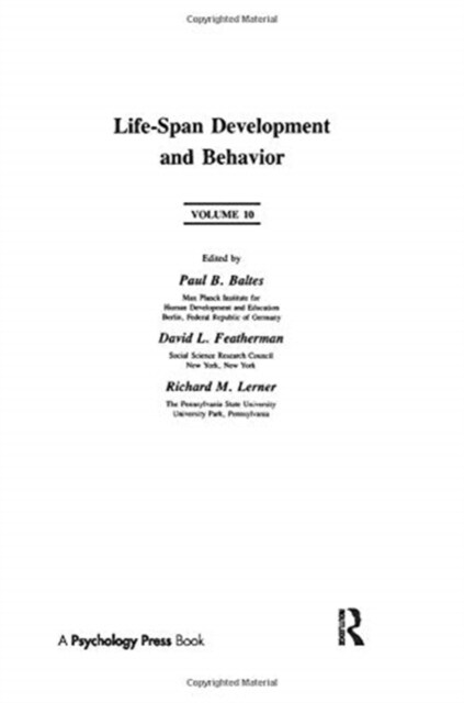 Life-Span Development and Behavior : Volume 10 (Paperback)