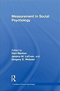 Measurement in Social Psychology (Hardcover)
