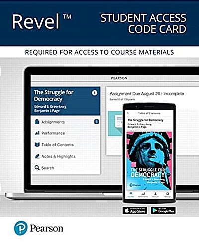 Revel for the Struggle for Democracy, 2016 Election Edition -- Access Card (Hardcover, 12)