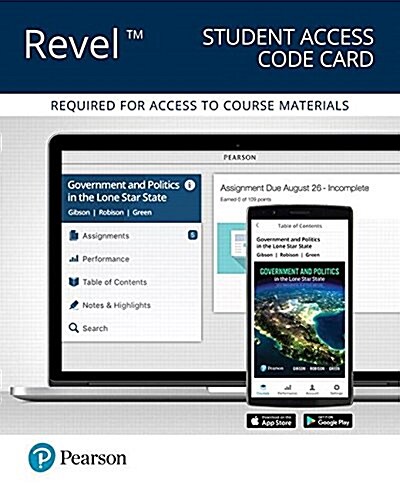 Revel for Government and Politics in the Lone Star State -- Access Card (Hardcover, 10)