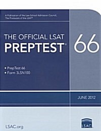 The Official LSAT Preptest 66: June 2012 LSAT (Paperback)