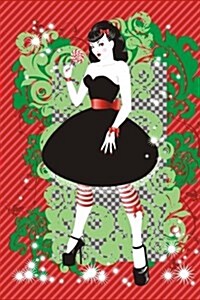 Retro Pin-Up Girl with Lollipop Journal: 150 Page Lined Notebook/Diary (Paperback)