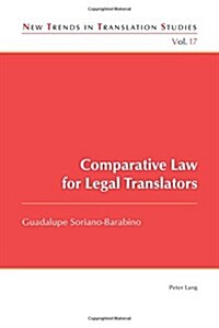 Comparative Law for Legal Translators (Paperback)