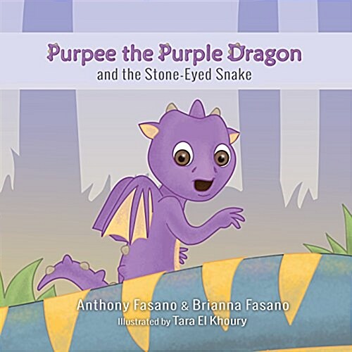 Purpee the Purple Dragon and the Stone-Eyed Snake (Paperback)