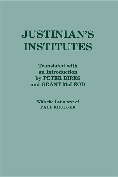 Justinians Institutes (Hardcover)