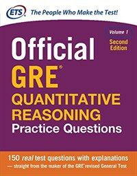 Official GRE Quantitative Reasoning Practice Questions, Second Edition, Volume 1 (Paperback, 2)