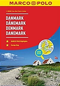 Denmark Marco Polo Road Atlas (Spiral)