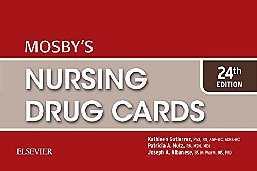 Mosbys Nursing Drug Cards (Hardcover, 24)