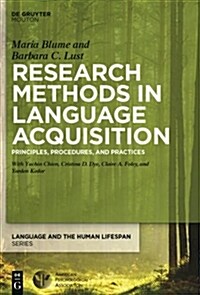 Research Methods in Language Acquisition (Hardcover)