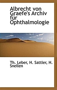 Albrecht Von Graefes Archiv Fur Ophthalmologie (Paperback)