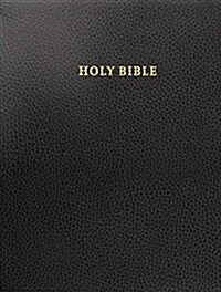 ESV Wide-Margin Reference Bible, Black Calf Split Leather, Red Letter Text, ES744:XRM (Leather Binding)