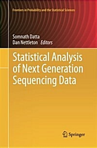 Statistical Analysis of Next Generation Sequencing Data (Paperback)