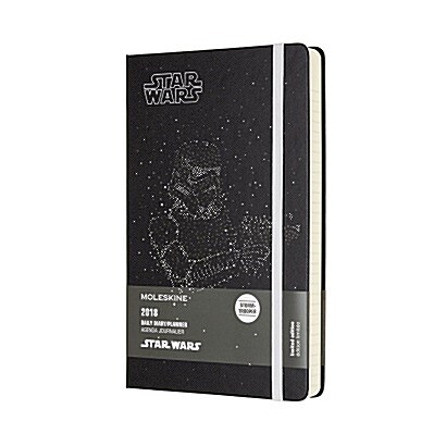 Moleskine Limited Edition Star Wars, 12 Month Daily Planner, Large, Stormtrooper (5 X 8.25) (Desk)