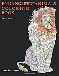 Endangered Animals Coloring Book: For Adults (Paperback)