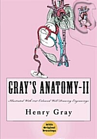 Grays Anatomy: [Illustrated with 1247 Coloured Well Drawing Engrawings] (Paperback)