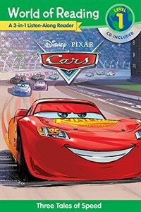World of Reading Cars 3-In-1 Listen-Along Reader: 3 Tales of Adventure with CD! [With Audio CD] (Paperback)