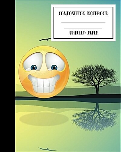 Emoji Journal UnRuled Composition Notebook To Write In, 8x10,120P, Workbook: Workbook for School, Office or Personal Use, Men, Women, Girls, Boys, Li (Paperback)