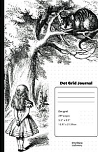 Alice in Wonderland Dot Grid Journal (Paperback)