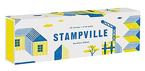 Stampville: 25 Stamps + 2 Ink Pads (스탬프 25개 + 잉크패드 2개 세트) (Hardcover)