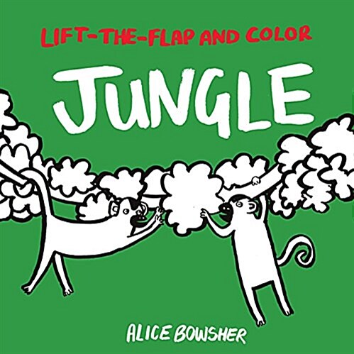 Lift-The-Flap and Color: Jungle (Paperback)