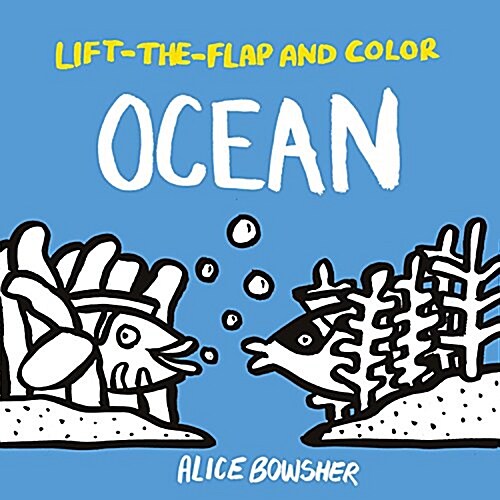 Lift-The-Flap and Color: Ocean (Paperback)