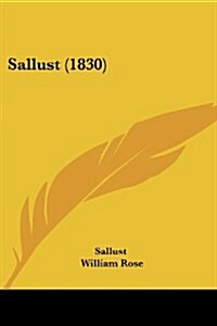 Sallust (1830) (Paperback)