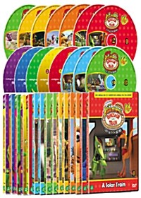 다이노소어 트레인 1+2집 15종세트 (15disc) : 공룡을 좋아하는 아이들을 위한 영어 학습 DVD