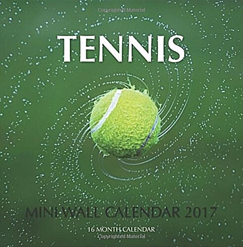 Tennis Mini Wall Calendar 2017 (Paperback)