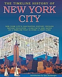 [중고] The Timeline History of New York City (Hardcover)