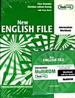 New English File: Intermediate: Workbook with key and MultiROM Pack : Six-level general English course for adults (Package)