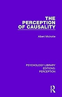 The Perception of Causality (Hardcover)