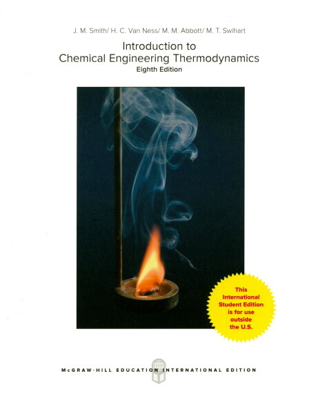 [중고] ISE Introduction To Chemical Engineering Thermodynamics (Paperback)
