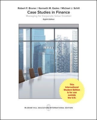 Case Studies In Finance (Paperback, 8th Edition)