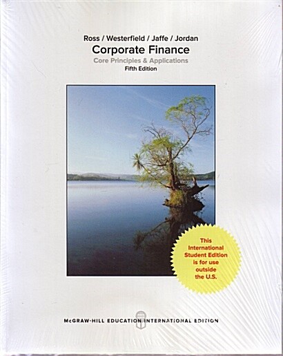 ISE Corporate Finance: Core Principles And Applications (Paperback)