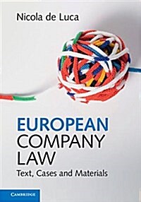 European Company Law : Text, Cases and Materials (Paperback)