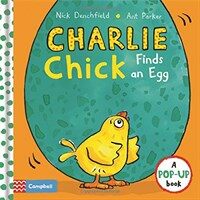 Charlie Chick finds an egg 