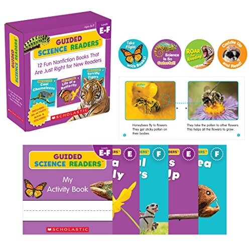 Guided Science Readers Parent Pack: Levels E-F: 12 Fun Nonfiction Books That Are Just Right for New Readers (Hardcover)