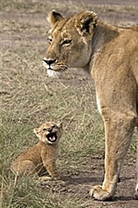 Lioness with Her Cub Journal: 150 Page Lined Notebook/Diary (Paperback)