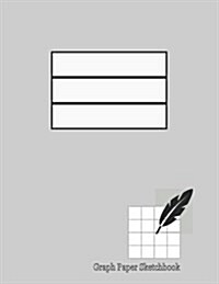 Graph Paper Sketchbook: 1/8 Inch Rule, 160 Pages (Paperback)