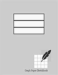 Graph Paper Sketchbook: 1/12 Inch Rule, 160 Pages (Paperback)