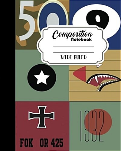 Primary Composition Book: Teen School Exercise 8 x 10,120 Pages: Shark: Composition Notebook for College School/Teacher/Office/Student (Paperback)