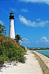 Lighthouse at Farito Key Biscayne Miami, Florida: Blank 150 Page Lined Journal for Your Thoughts, Ideas, and Inspiration (Paperback)