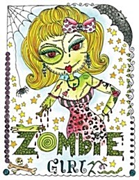 Zombie Girl Coloring Book: Zombie Girl Coloring Book (Paperback)