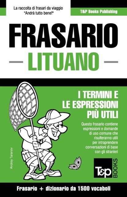 Frasario Italiano-Lituano E Dizionario Ridotto Da 1500 Vocaboli (Paperback)