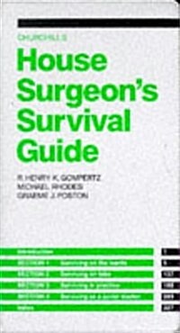 Churchills House Surgeons Survival Guide (Hardcover)