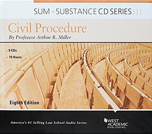 Sum and Substance Audio on Civil Procedure (Audio CD, 8th, New)