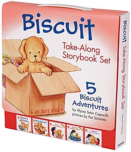 Biscuit Take-Along Storybook Set: 5 Biscuit Adventures (Paperback)